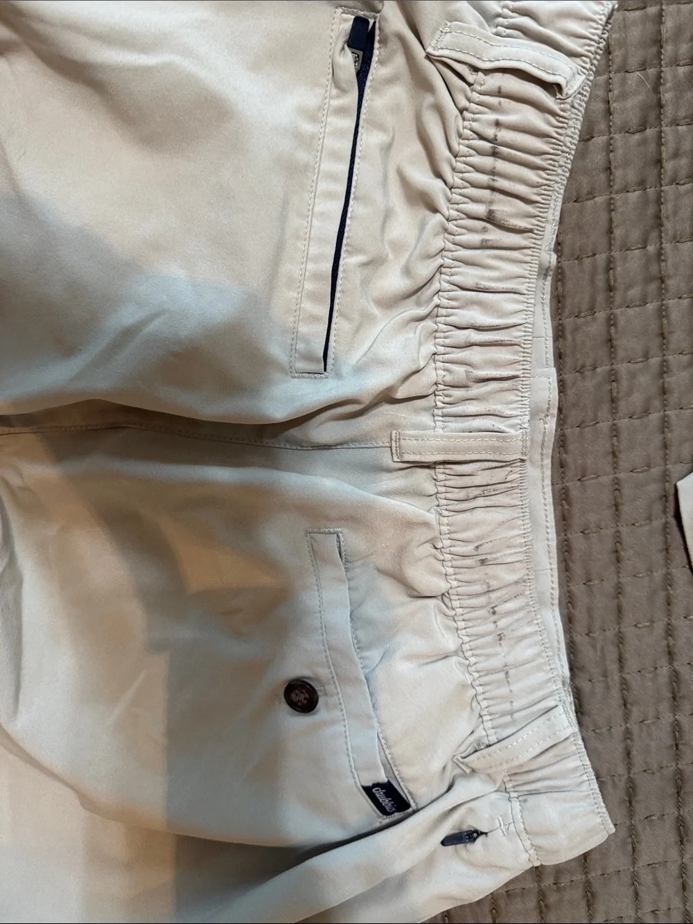 chubbies Light Khaki Elastic-Waist Athletic Shorts 2 pairs